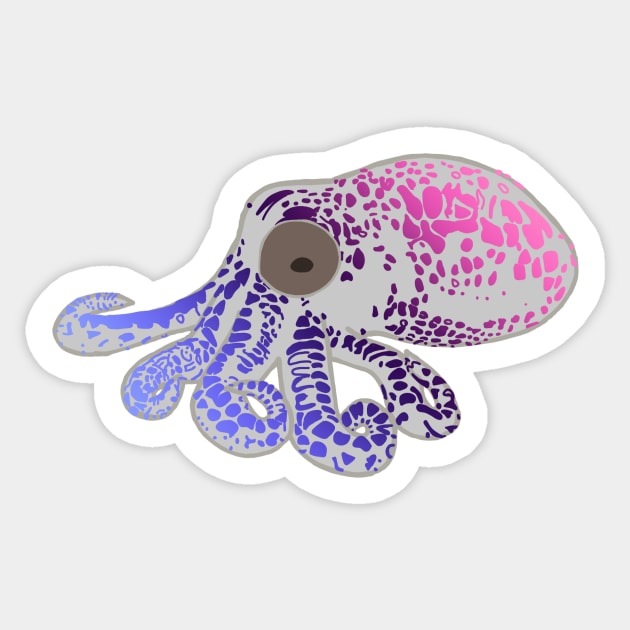 Omnisexual Flag Spotted Octopus Sticker by nats-designs